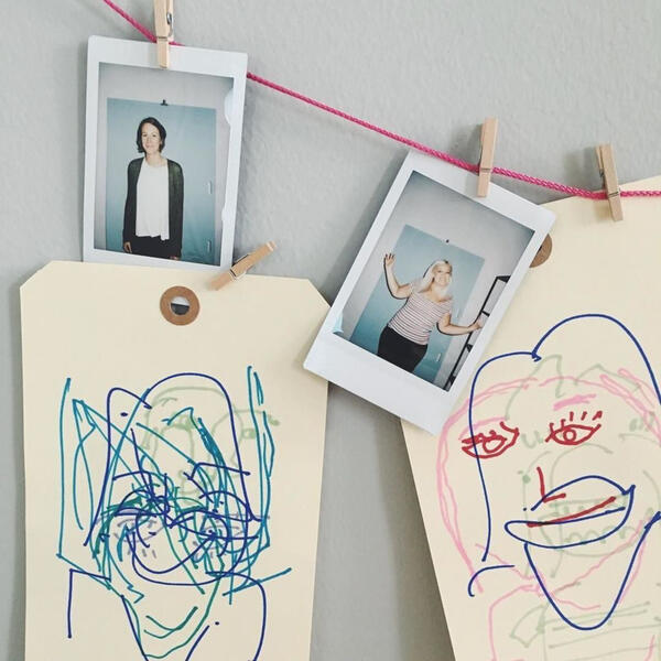 Drawn image of Aimee Drawn image of Aimee