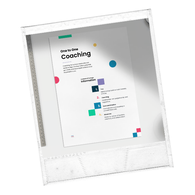 Image of one-to-one coaching booklet Image of one-to-one coaching booklet